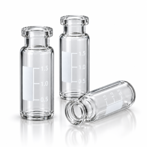 11mm Clear Glass Silanized Snap Neck Vial with Graduation & Marking Spot