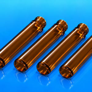 1mL Amber Glass Shell Vial – 40 × 8.2mm