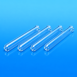 Small Open Vial Insert – 31 × 5mm, Clear Glass, Flat Bottom, Heavy Wall