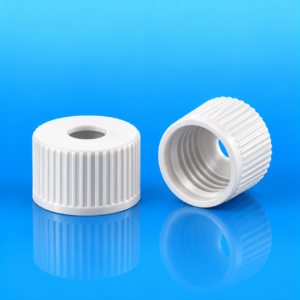 White Screw Caps – Centre Hole