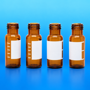 9mm Amber Glass Screw Thread Vial – 32 × 11.6mm